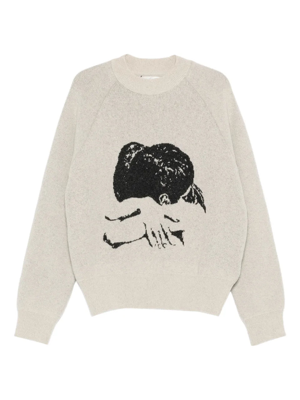 intarsia-knit crew-neck sweater