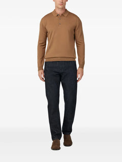 wool polo sweater