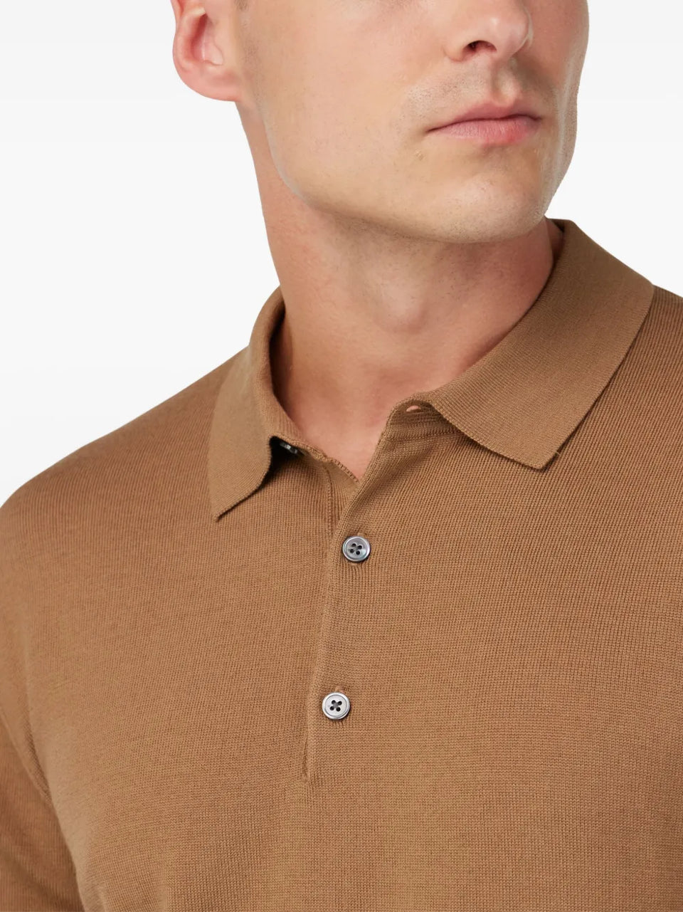wool polo sweater