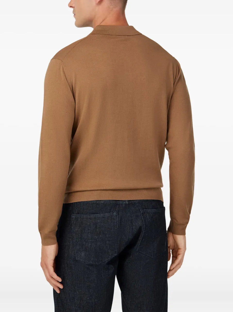 wool polo sweater
