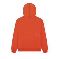 Aimé Leon Dore Paint Splatter Hoodie Faded Orange