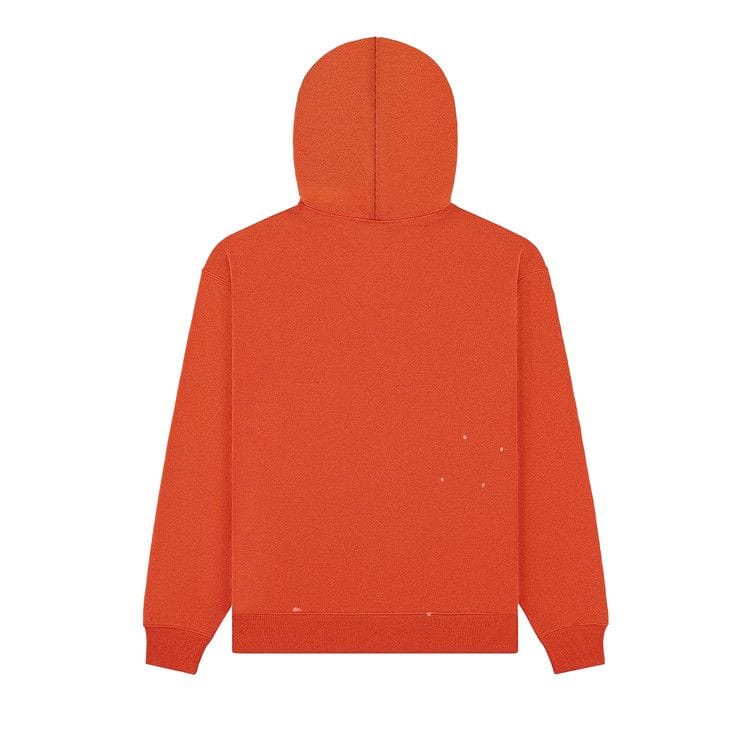 Aimé Leon Dore Paint Splatter Hoodie Faded Orange