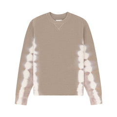 Aimé Leon Dore Tie Dyed Crewneck Sweater Beige