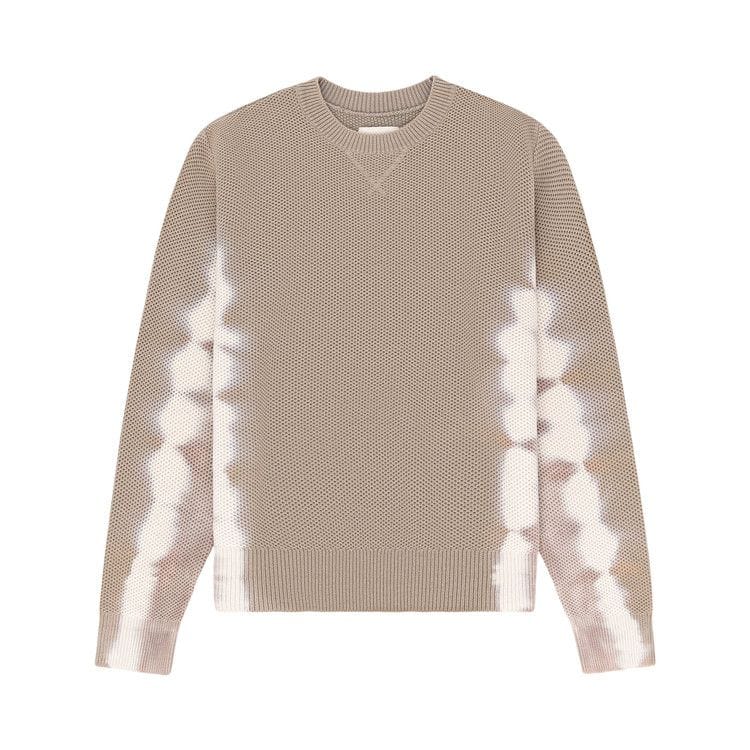 Aimé Leon Dore Tie Dyed Crewneck Sweater Beige