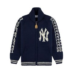 Aimé Leon Dore Yankees Hand-Knit Sweater Blue Nights