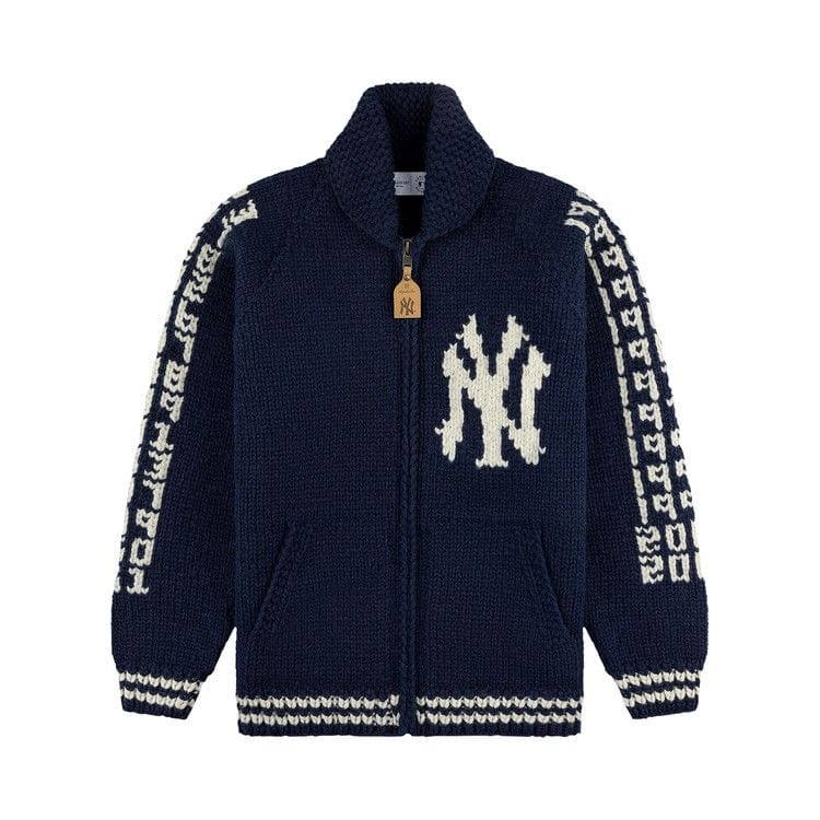 Aimé Leon Dore Yankees Hand-Knit Sweater Blue Nights