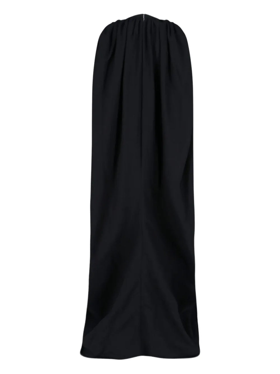 draped neckline maxi dress