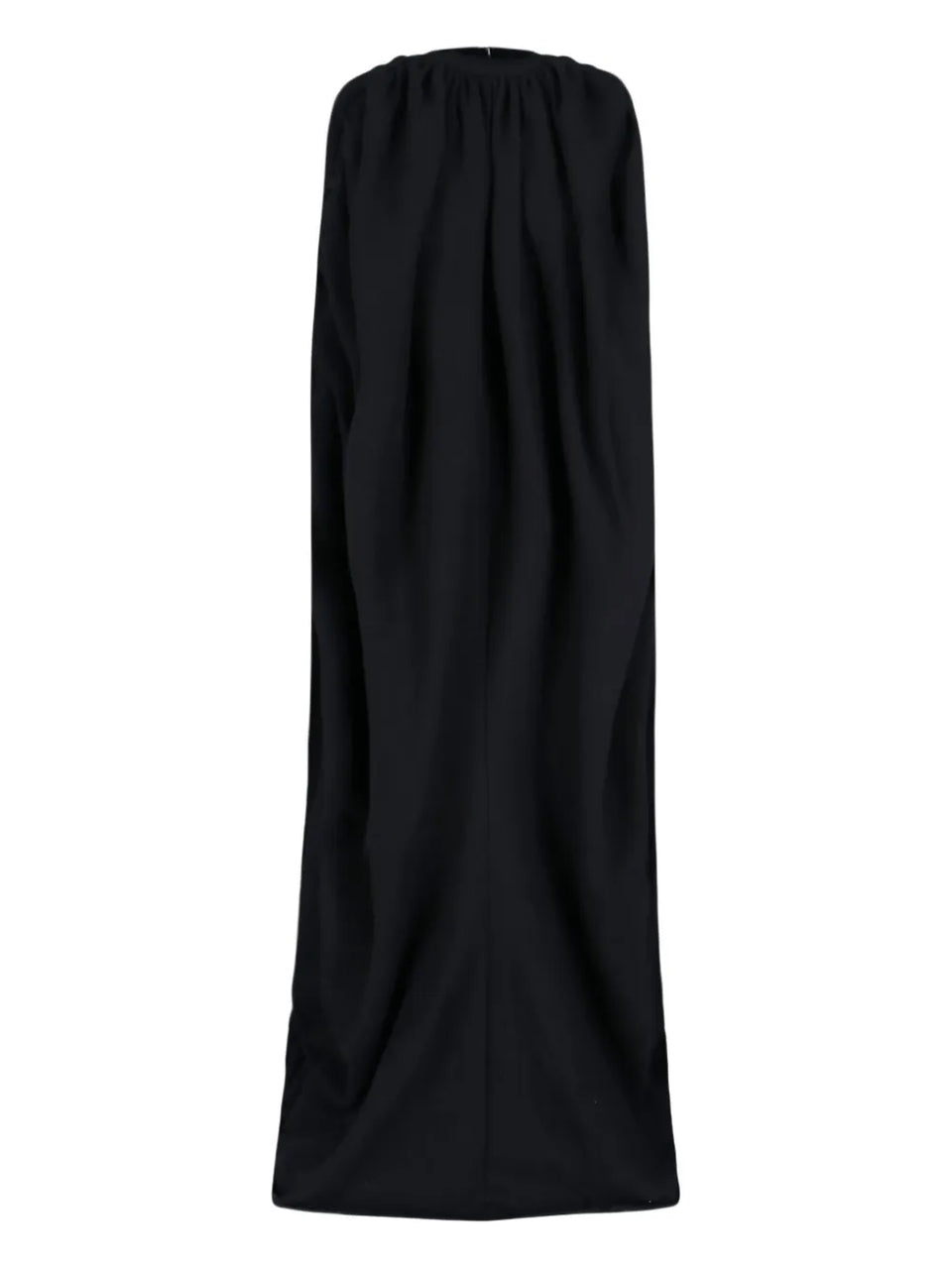 draped neckline maxi dress