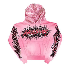 Hellstar Brainwashed With Brain Hoodie Pink