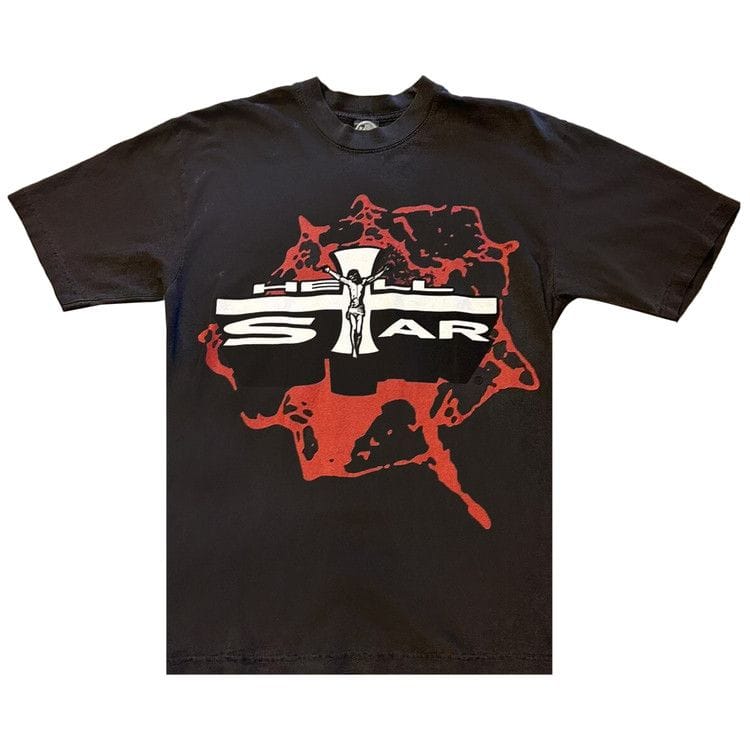 Hellstar Studios Jesus Emblem T-Shirt Red