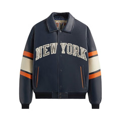 Kith & AVIREX For The New York Knicks Legend Jacket Navy