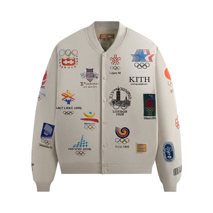 Kith for Olympics Heritage Marvin Bomber Jacket Sandy Heather