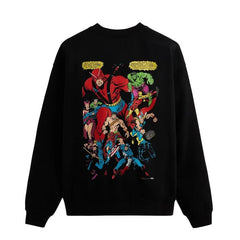 Kith For Spider-Man Allies Vintage Crewneck Black
