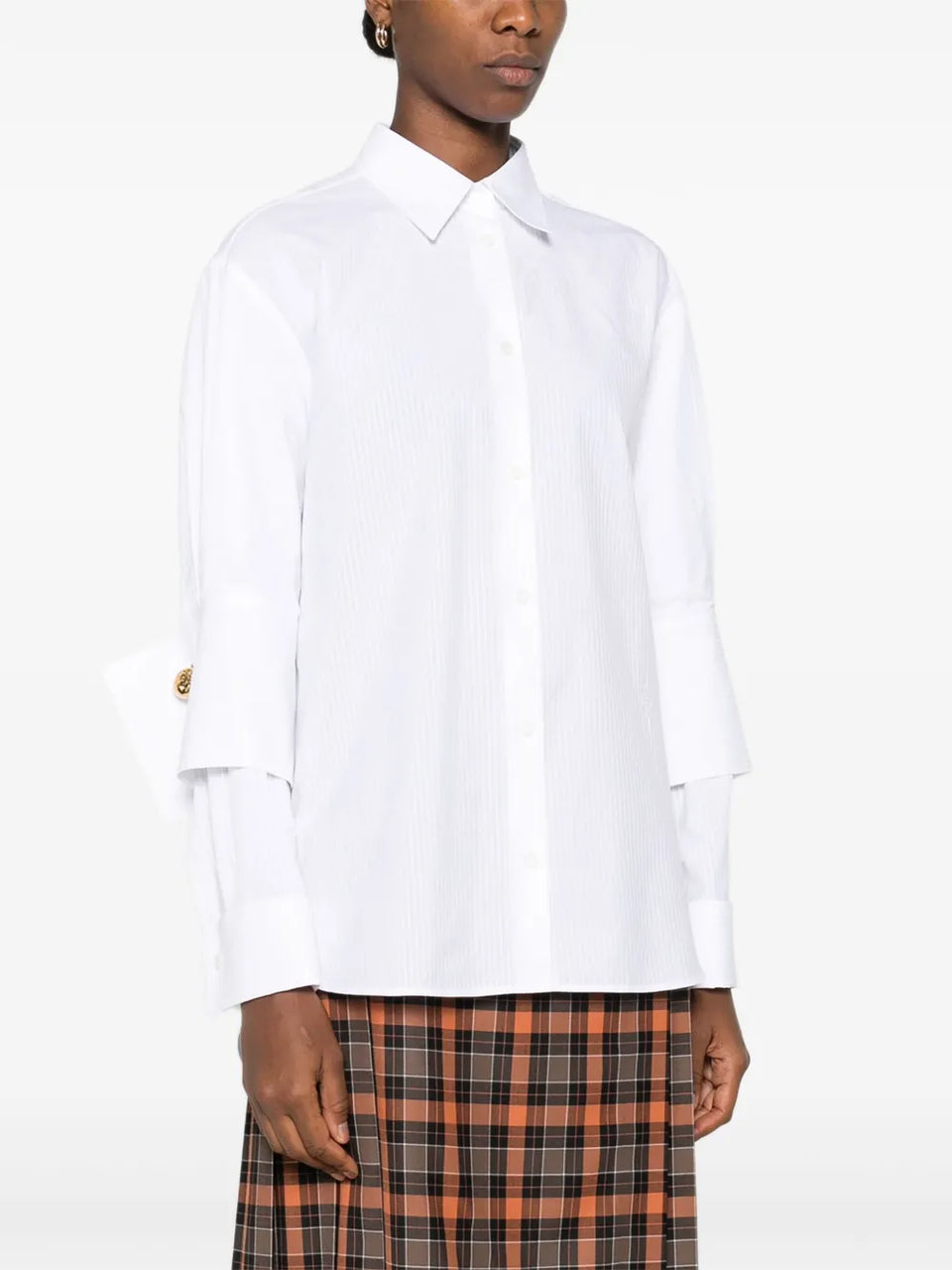 long-sleeved cotton shirt