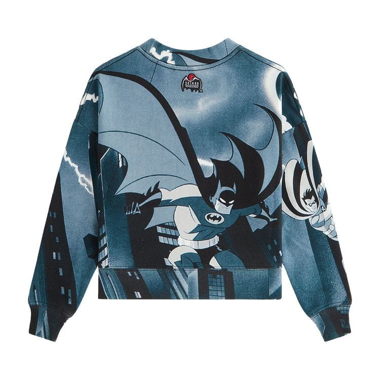Kith Kids x Batman And Robin Nelson Crewneck Black