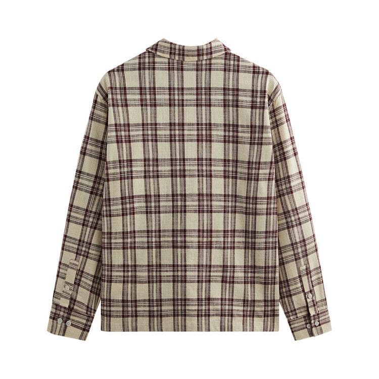Kith Long-Sleeve Boxy Collared Overshirt Magma