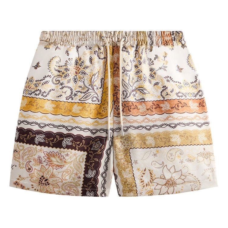 Kith Panelled Bandana Active Shorts Sandrift