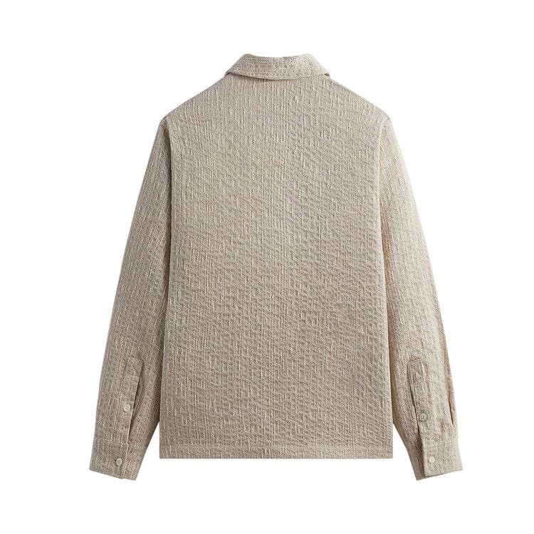 Kith Slub Boucle Boxy Collared Overshirt Canvas