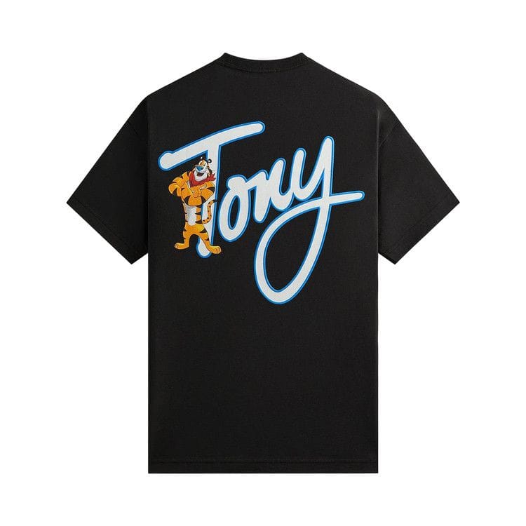Kith Treats For Kellogg’s Frosted Flakes Cereal & Tony The Tiger Tony Signature T-Shirt Black