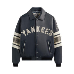 Kith x Avirex For The New York Yankees Leather Jacket Nocturnal / Snake