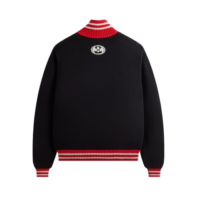 Kith x Batman Wyona Quarter Zip Sweater Black