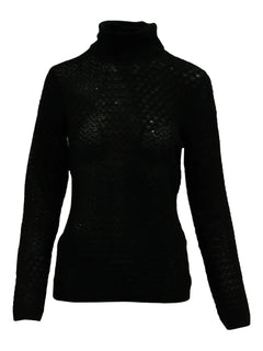 turtleneck knit sweater