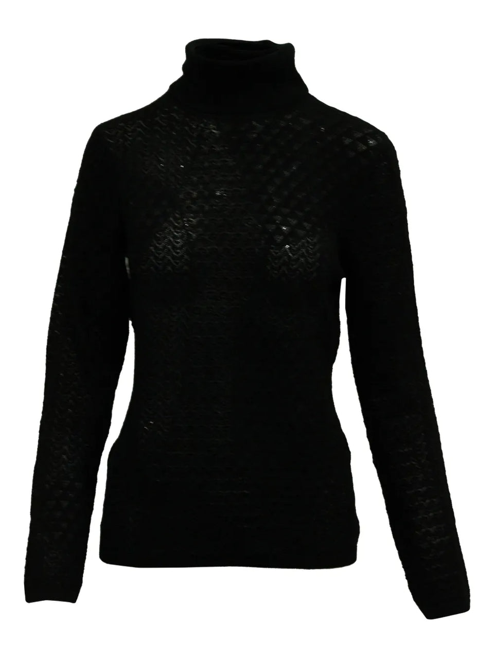 turtleneck knit sweater