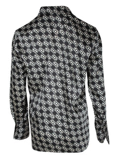 chain-print shirt