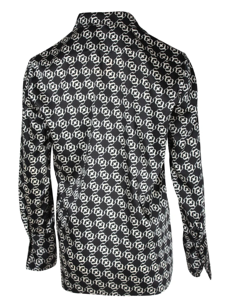 chain-print shirt