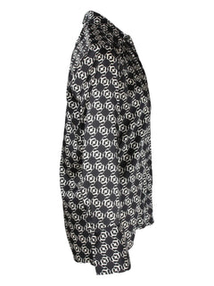 chain-print shirt
