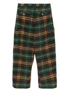 flannel cargo pants