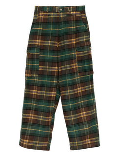 flannel cargo pants