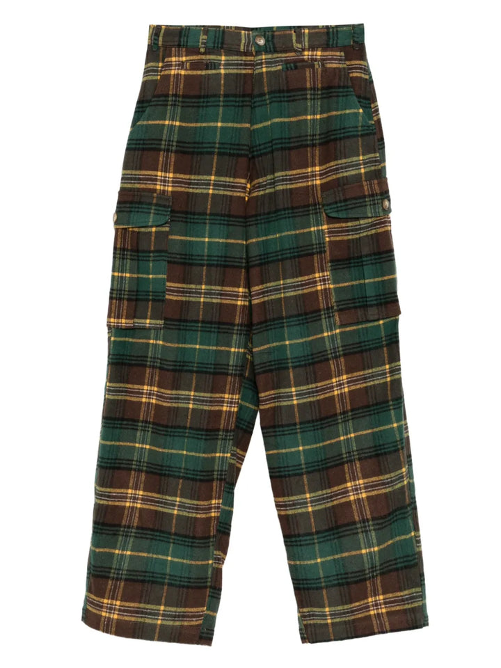 flannel cargo pants