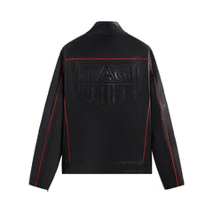 Kith x TAG Heuer Formula Leather Racing Jacket Black