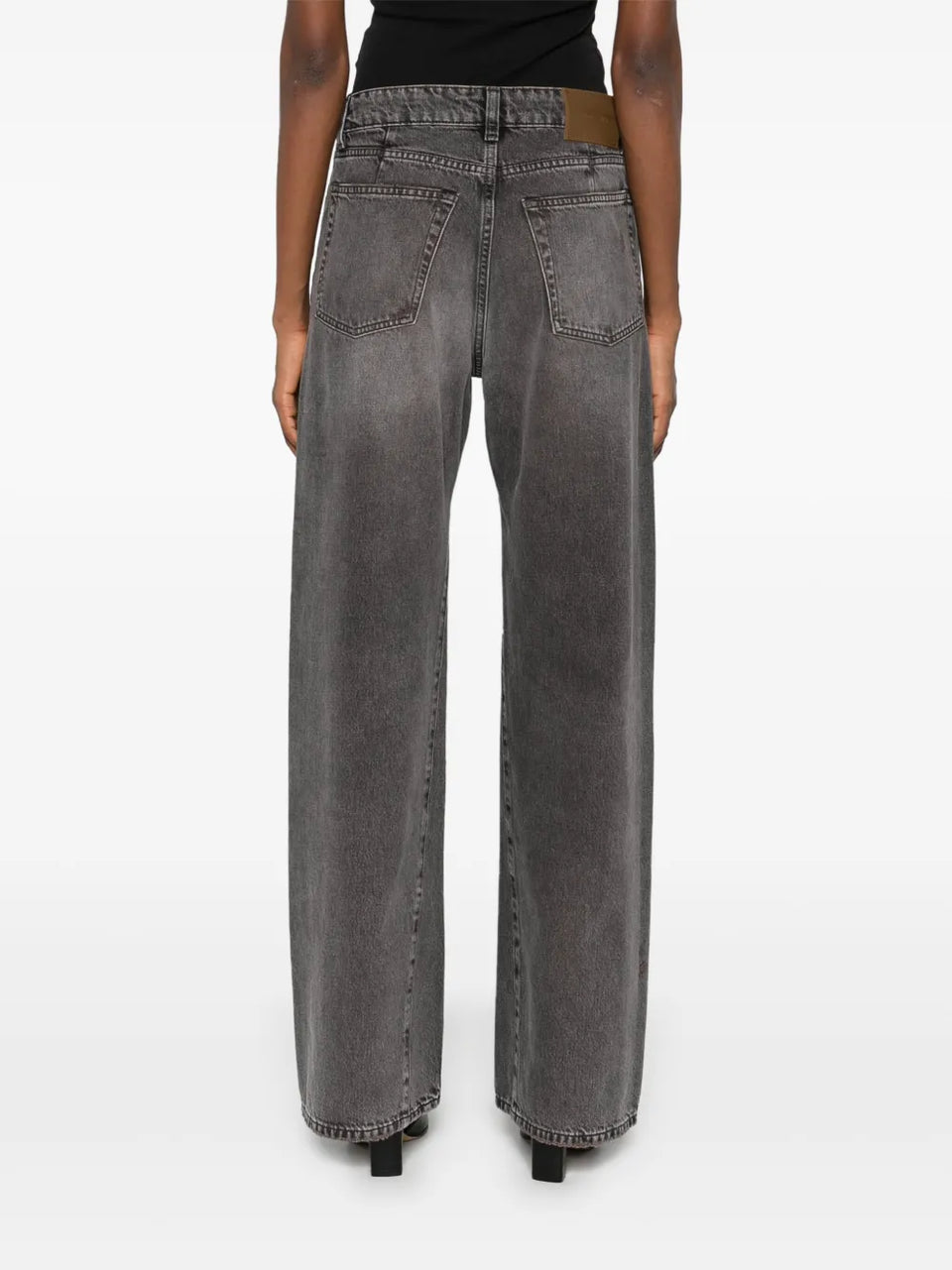 ripped-detail jeans