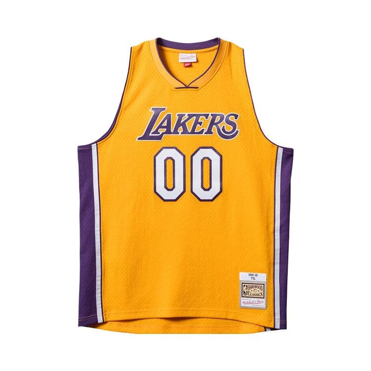 Mitchell & Ness x Playboi Carti x NBA Los Angeles Lakers 1999 Jersey Yellow