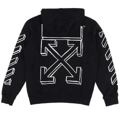 Off-White 3D Marker Arrows Hoodie Black