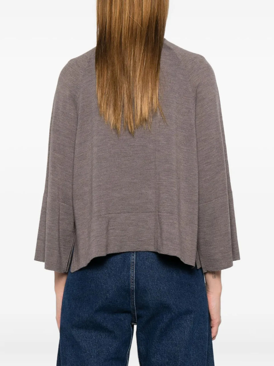 fine-knit jumper