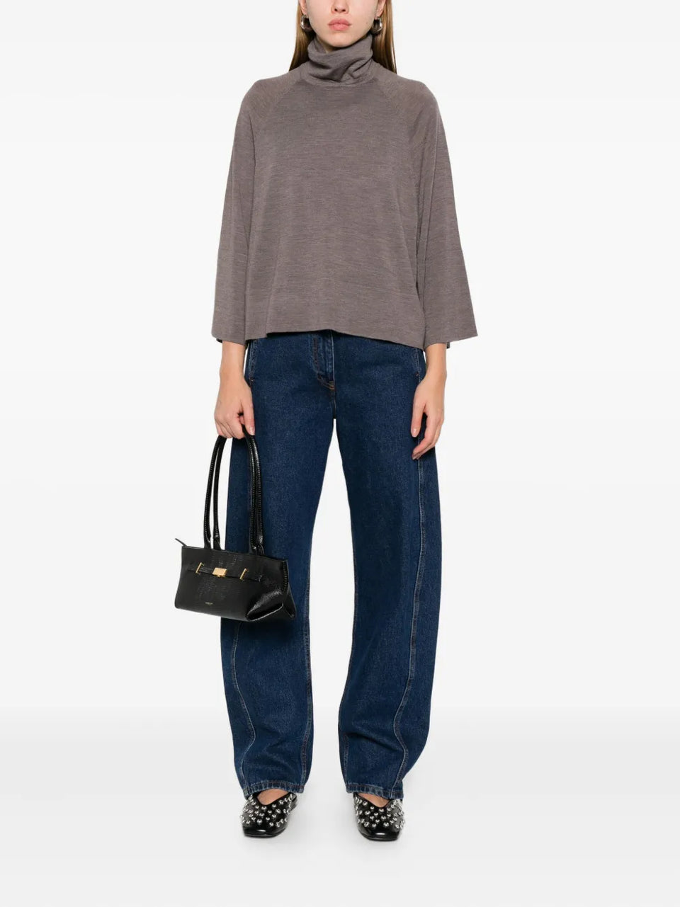 fine-knit jumper