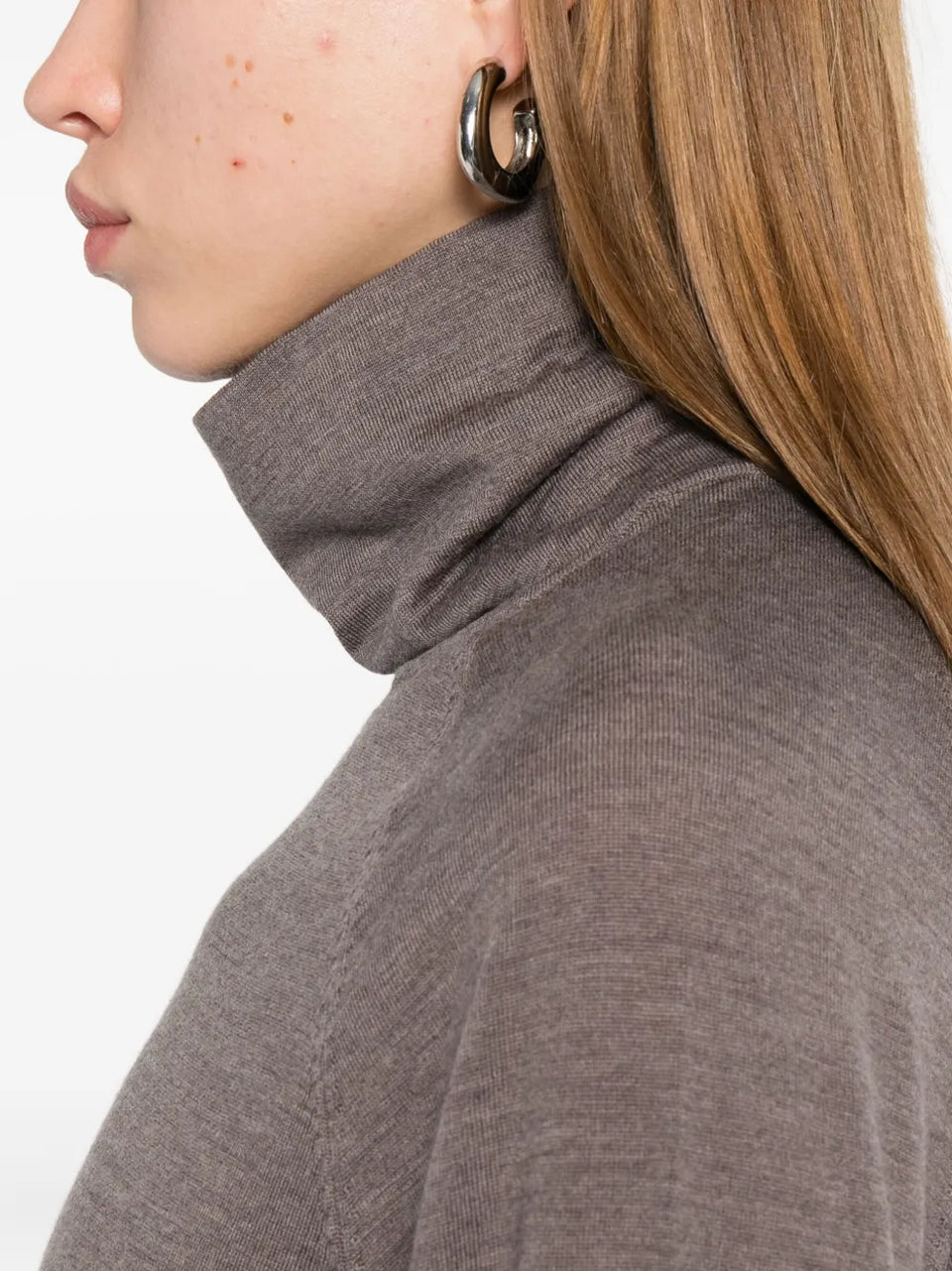 fine-knit jumper