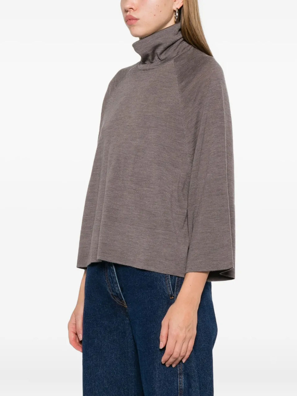fine-knit jumper