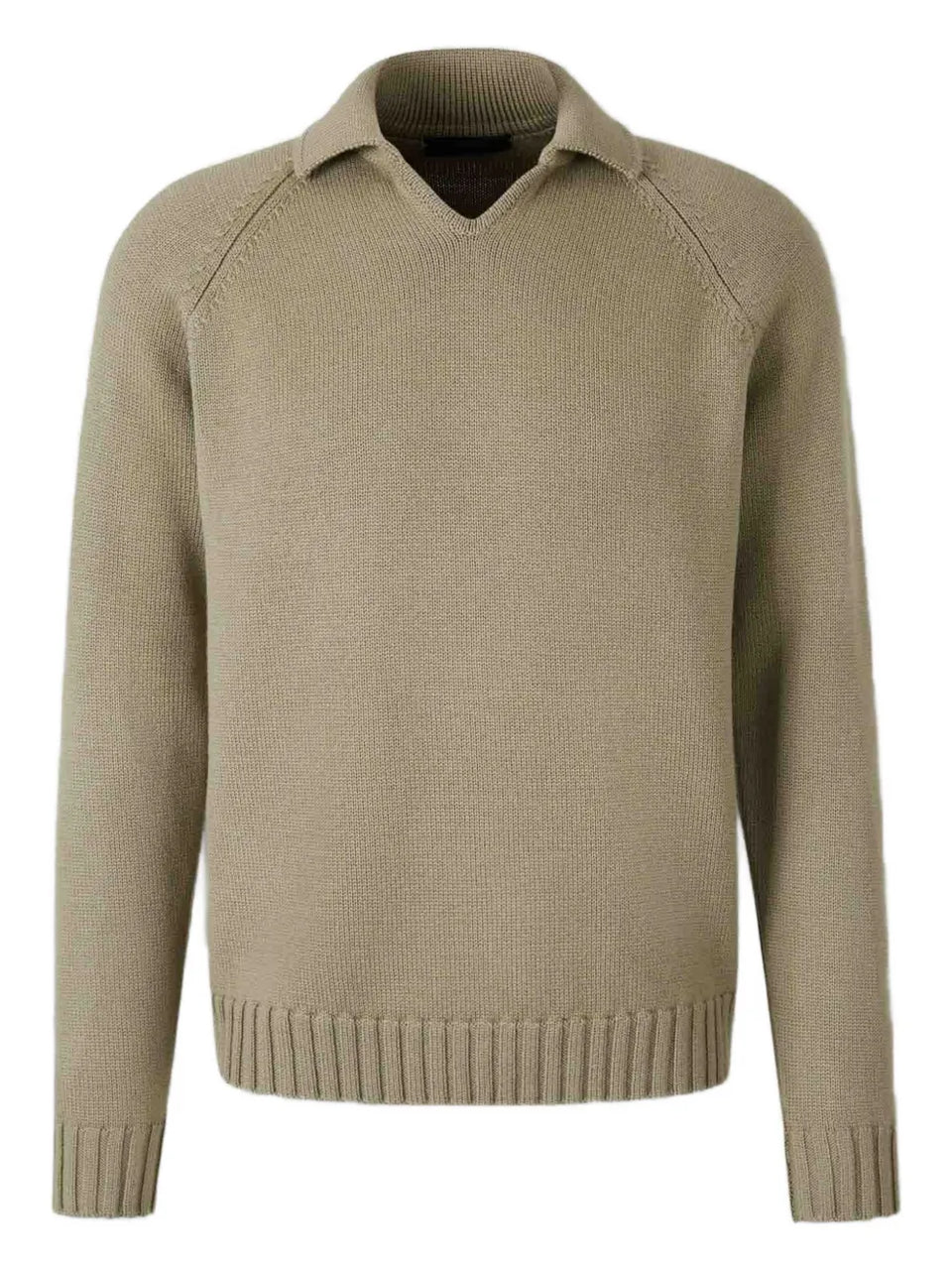 wool polo sweater