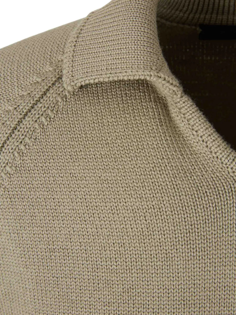 wool polo sweater