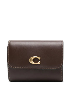 logo-plaque fold wallet