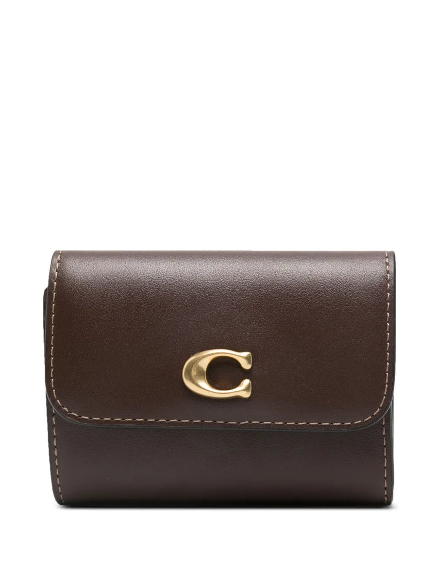 logo-plaque fold wallet
