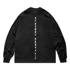 Playboi Carti IAM Swamp Tire Long Sleeve Black