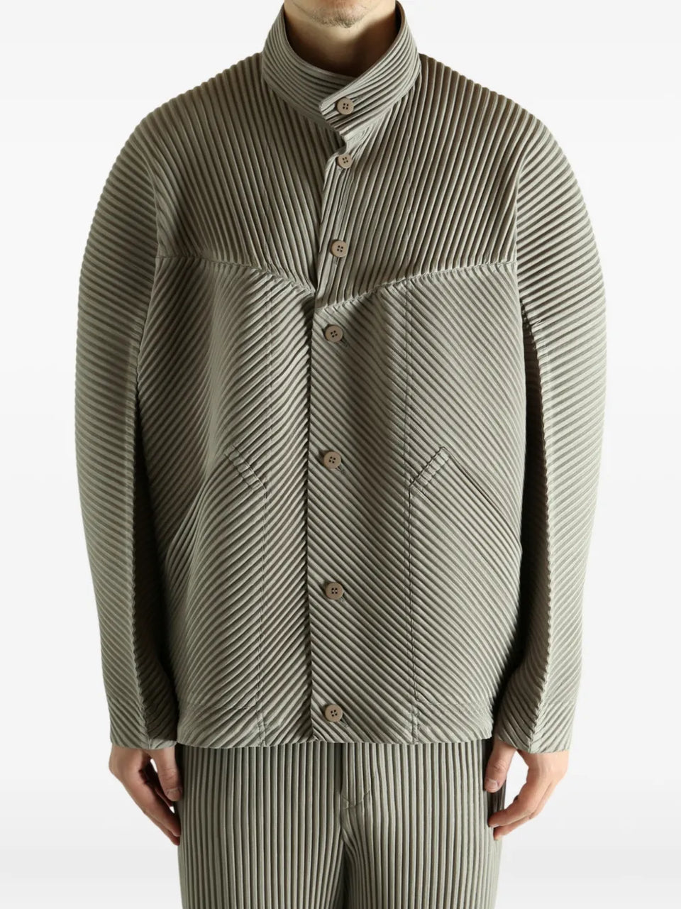 pleated jacket