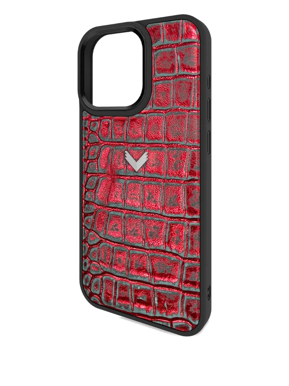 crocodile-texture leather iPhone 16 Pro Max phone case
