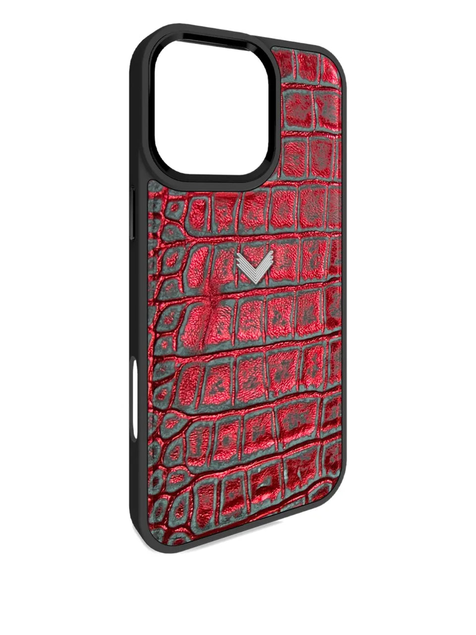 crocodile-texture leather iPhone 16 Pro Max phone case