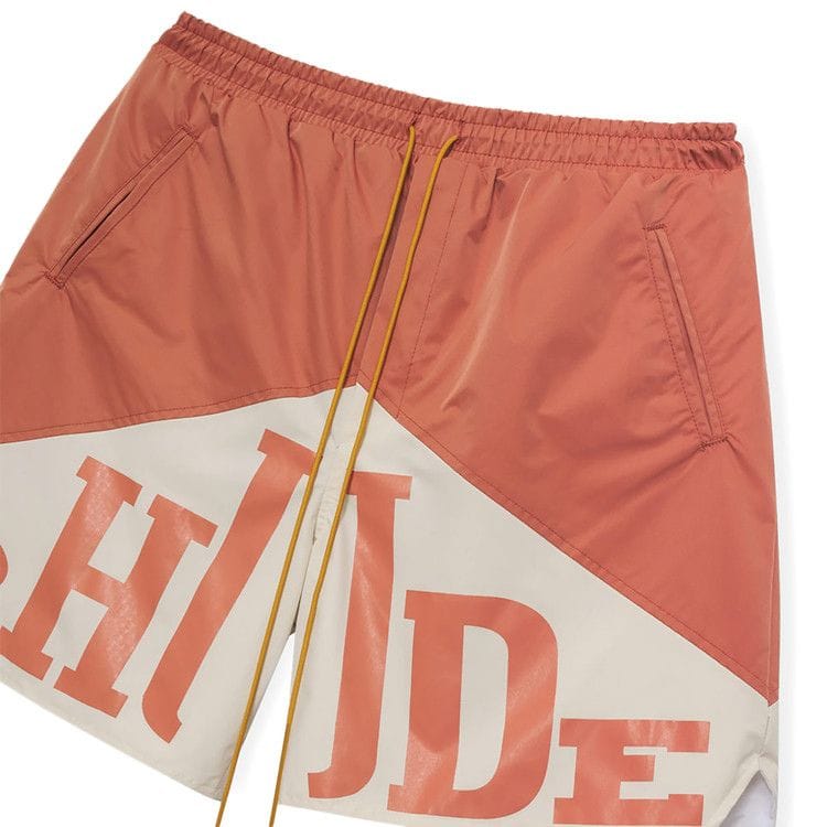Rhude Yachting Shorts Clementine/Creme